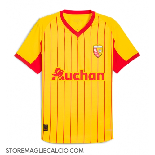 RC Lens Maglia Gara Casa Repliche 2025-26 Maniche Corte RC Lens Maglia Gara Casa Repliche 2025-26 Maniche Corte